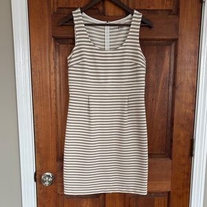 Ann Taylor LOFT Petite Striped Sleeveless Dress